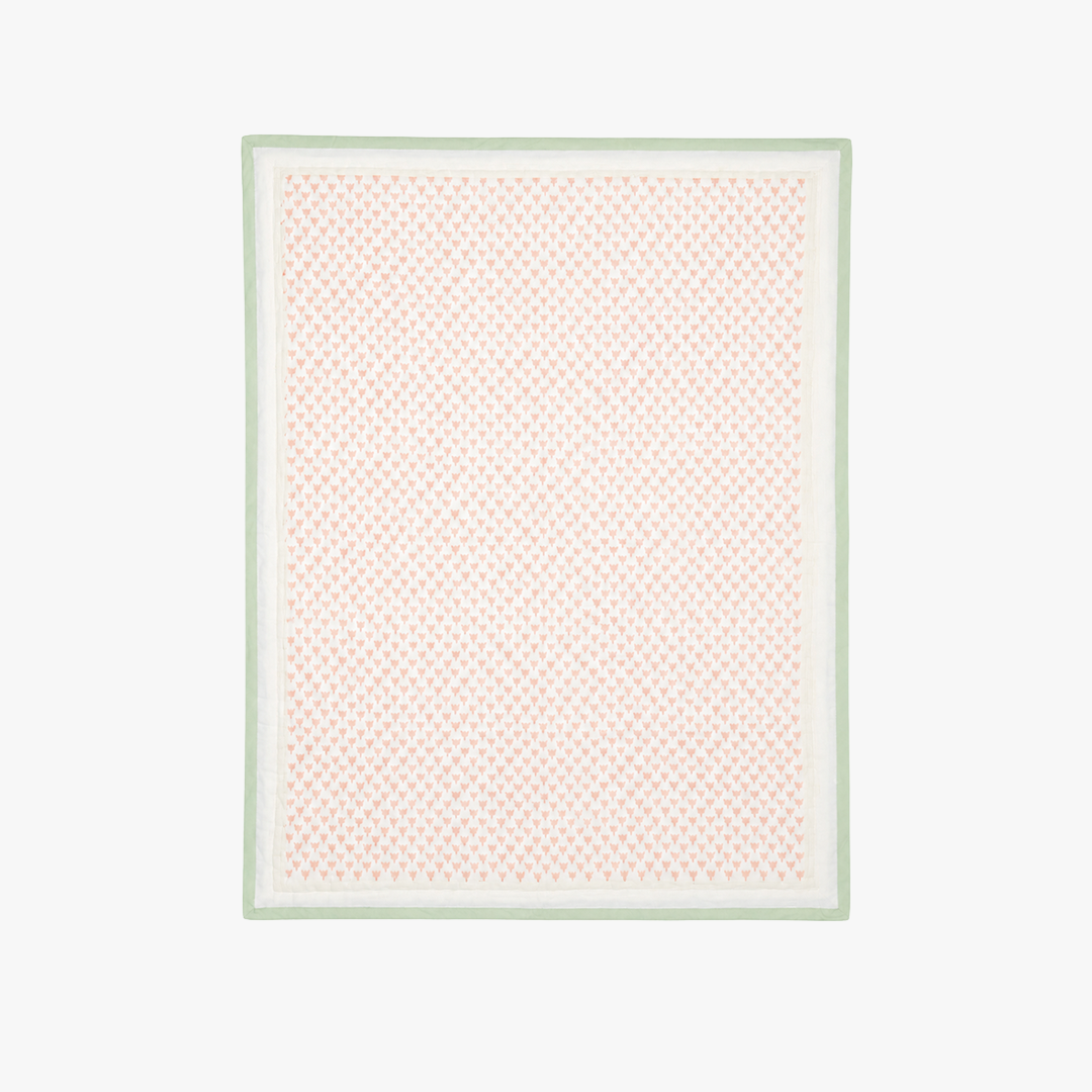 4 The Meadow Stripes - Baby Quilt - Image 1