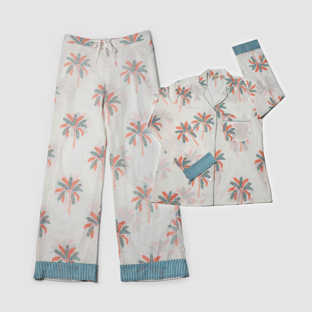 LPJ 18 Palm Grove Long PJ Set - Image 1