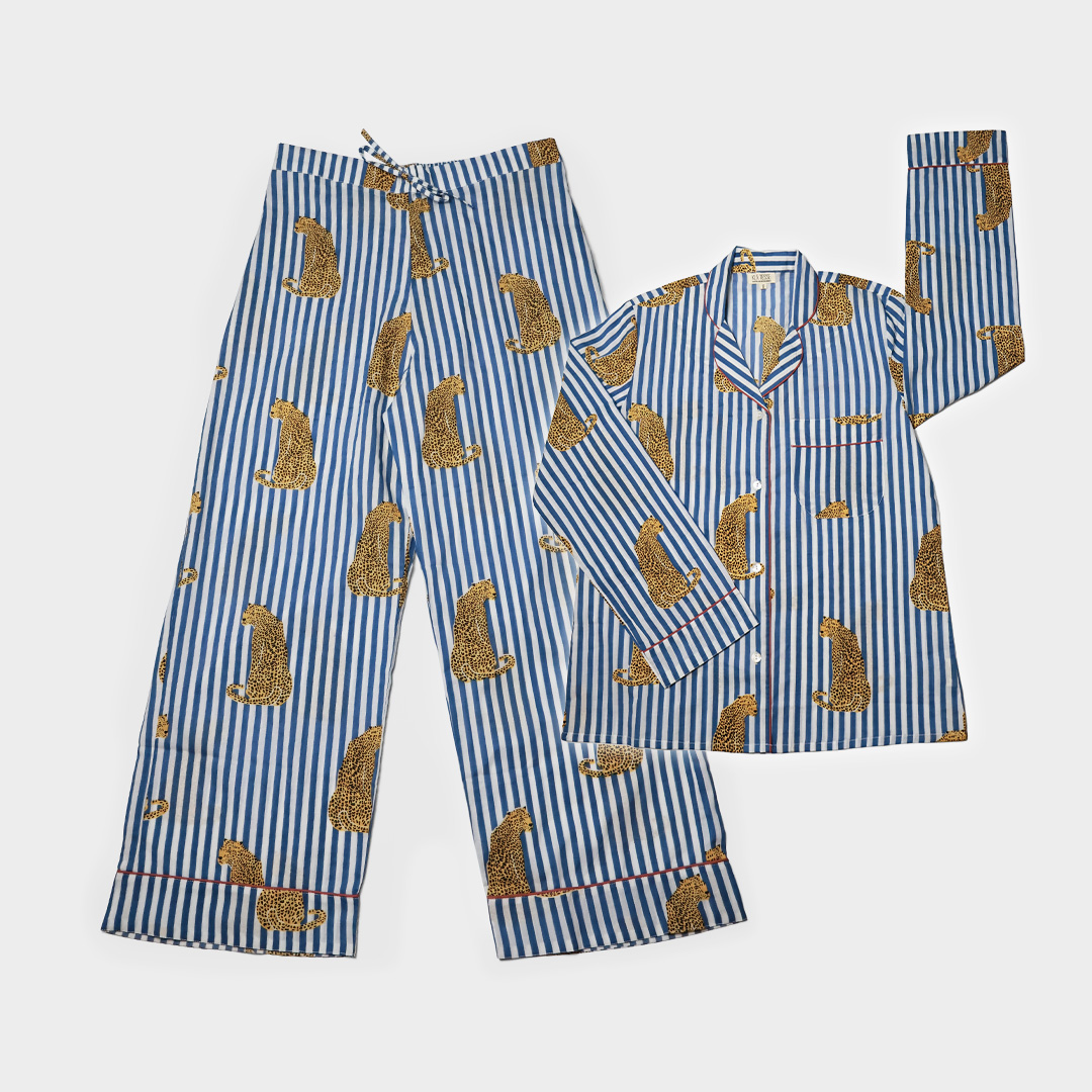 LPJ 38 Wild Stripe Long PJ Set - Image 1
