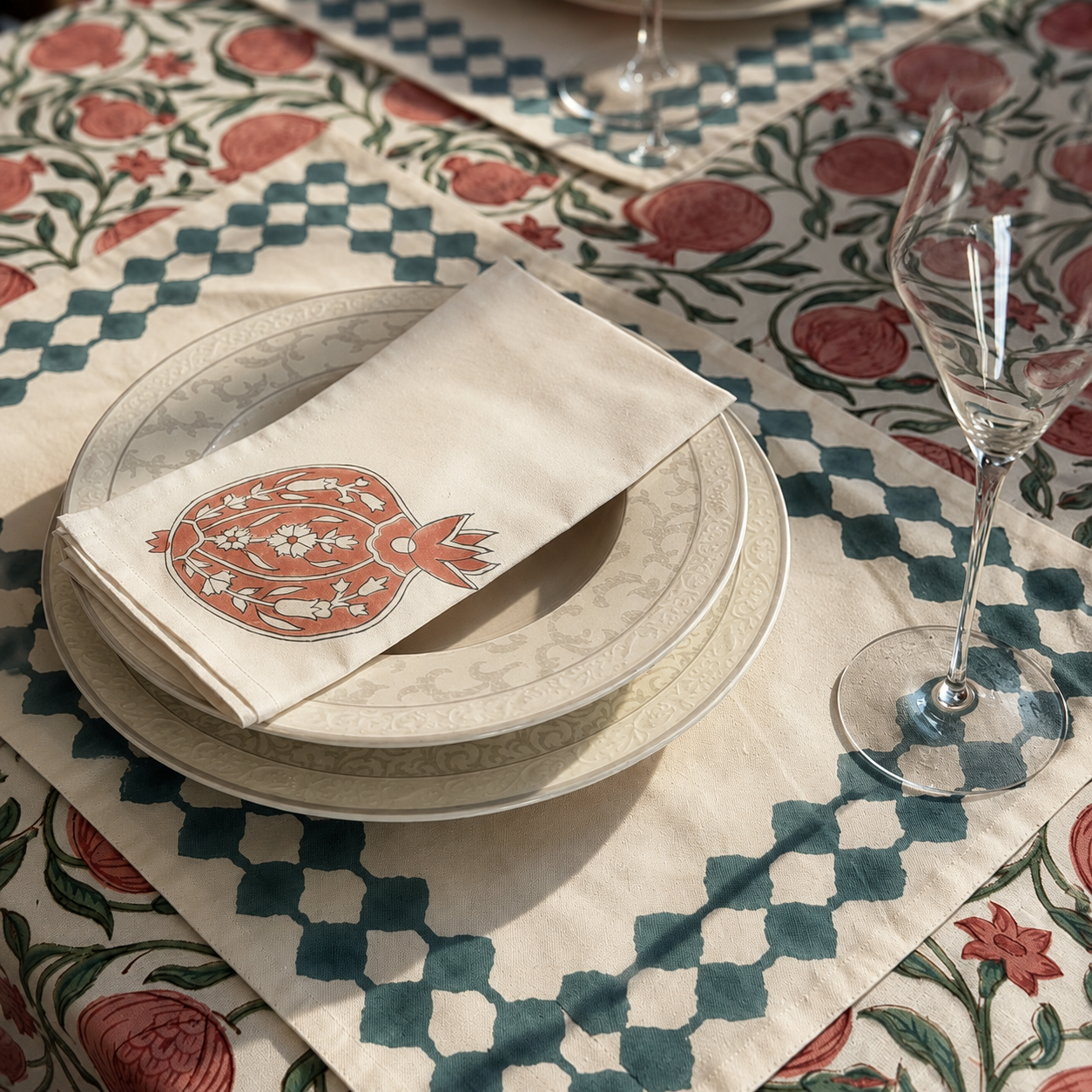 Nar collection set Nar Collection - Complete Table Linen Set - Image 1