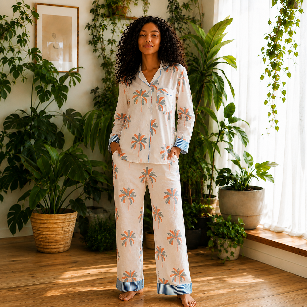 Palm grove PJ Palm Grove - Long Pyjama Set - Image 1