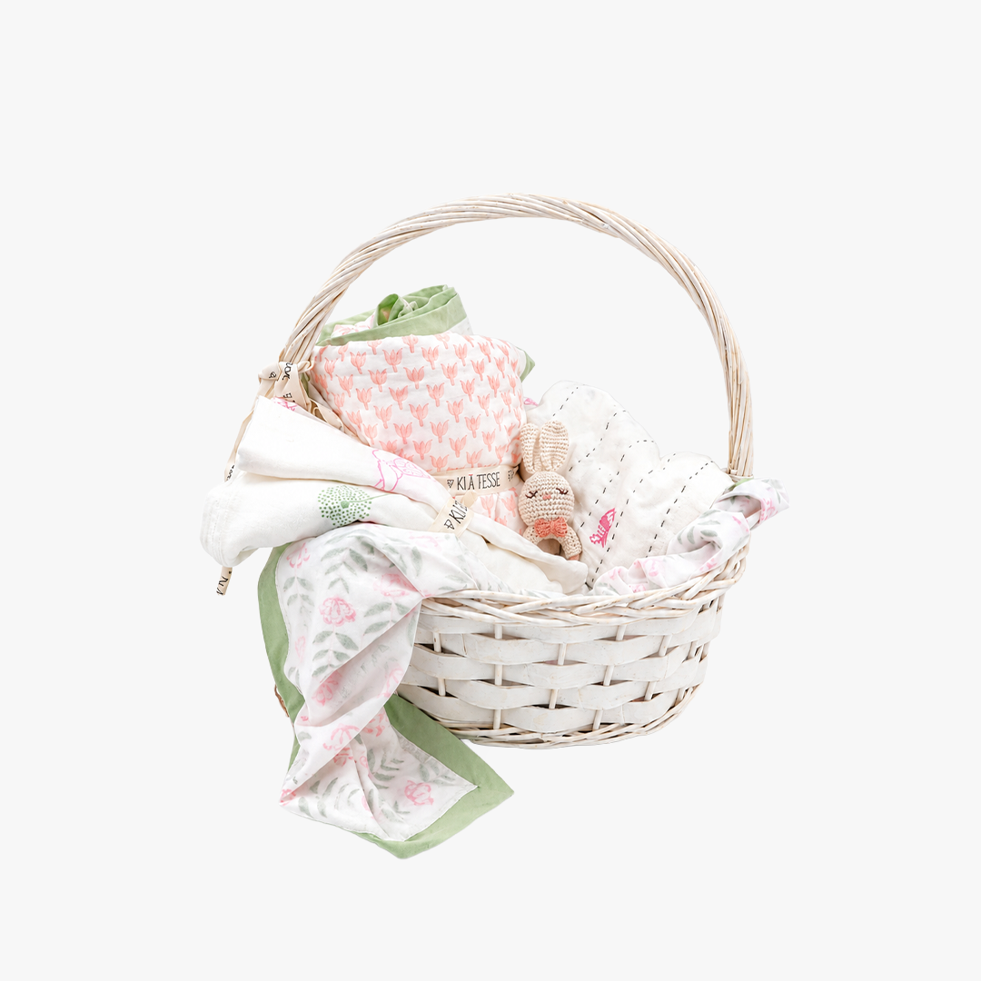 Basket 3 Tale of Meadows - The Complete Baby Essentials Gift Basket - Image 1